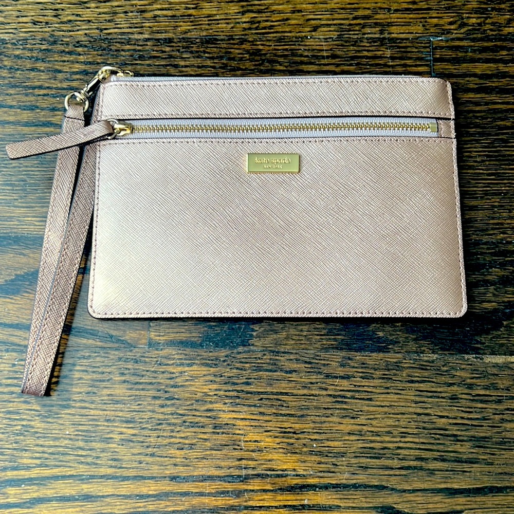 Kate Spade New York Laurel Way Wristlet- Rose Gold